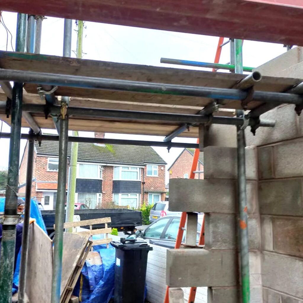 Domestic Scaffolding Project in Manchester