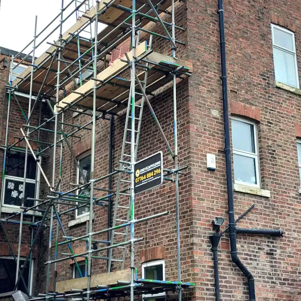 Scaffolding on Building Manchester