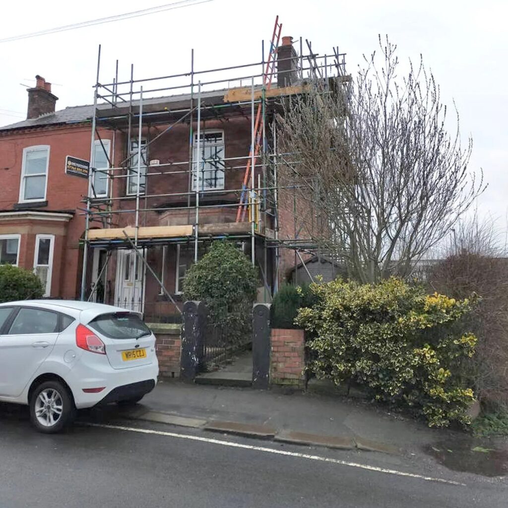 scaffolding for residential property in Manchester